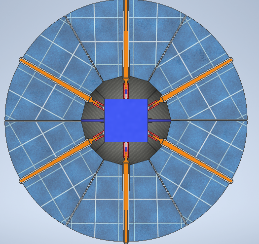 路边太阳能伞3D数模图纸+INVENTOR设计